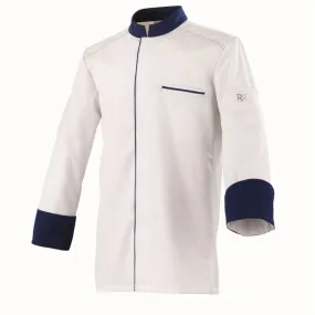 ABAX Navy Long Sleeve Chef Coat - ROBUR