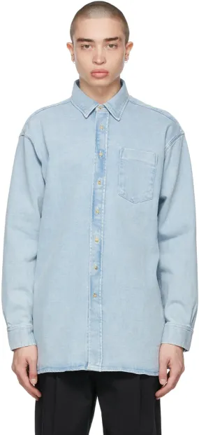 Acne Studios Blue Denim Oversized Shirt