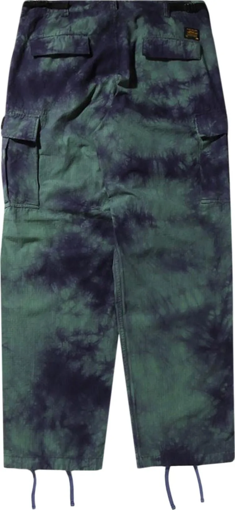 BAPE Tie Dye Relaxed Fit 6 Pocket Pants 'Purple', purple