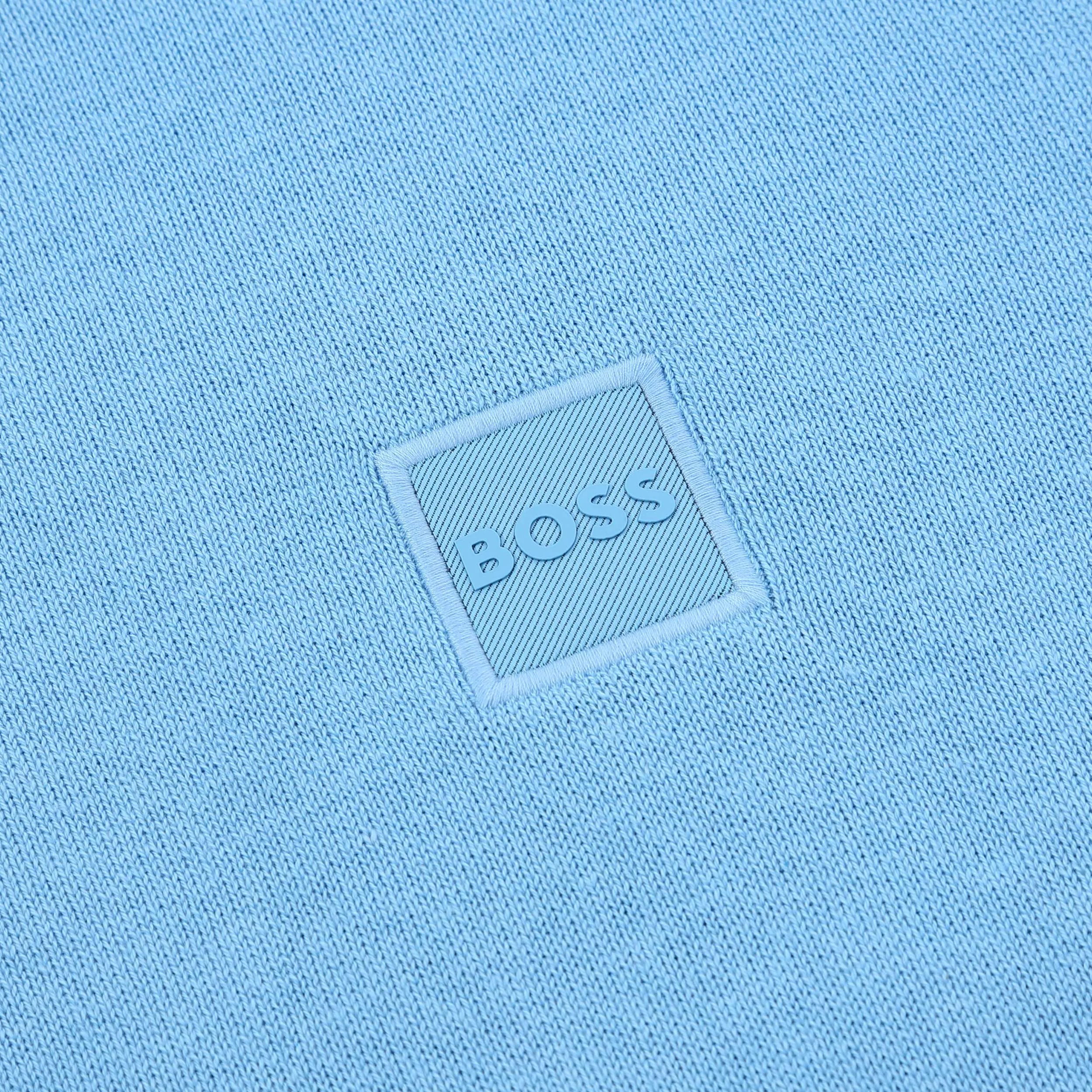BOSS Kanovano Knitwear in Open Blue