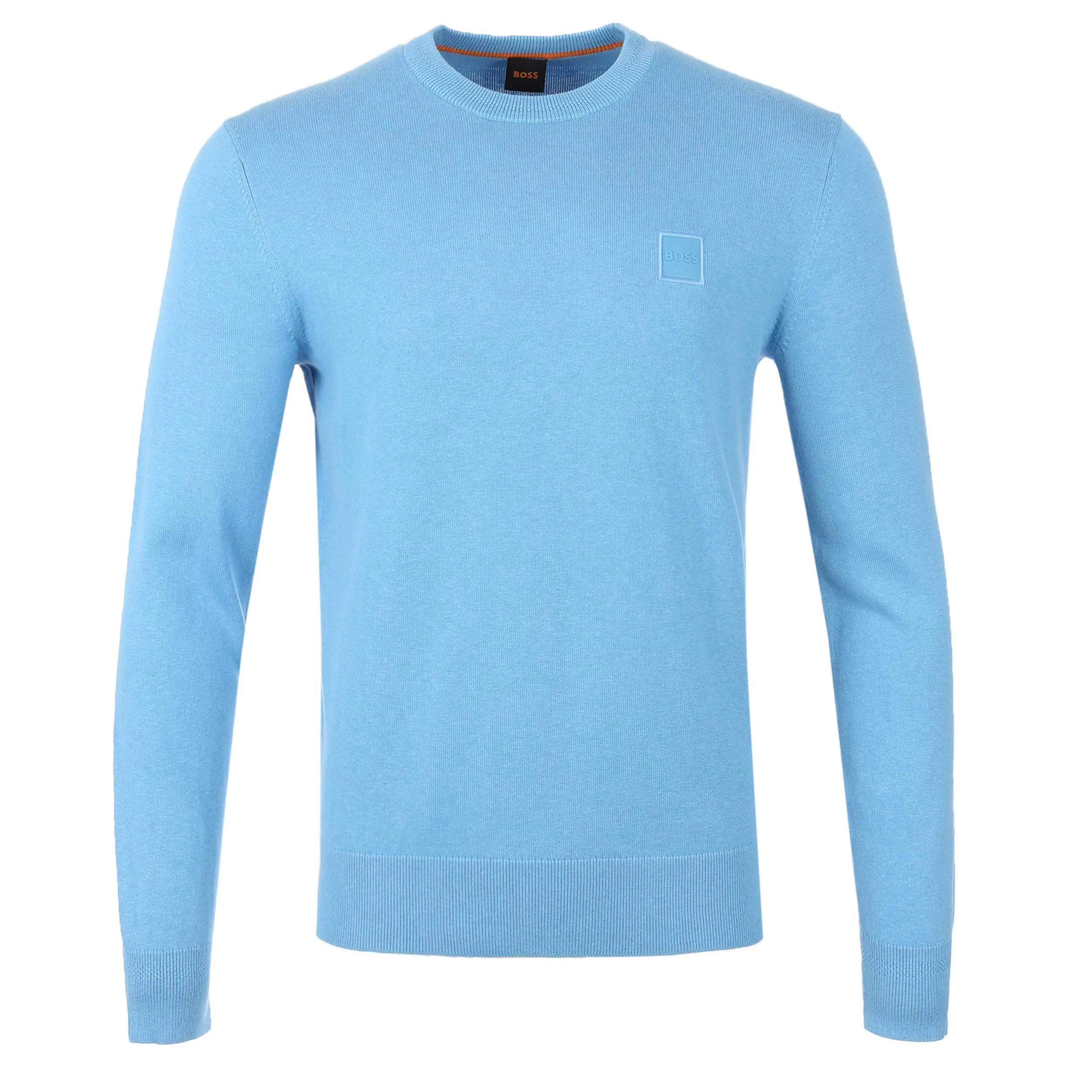 BOSS Kanovano Knitwear in Open Blue