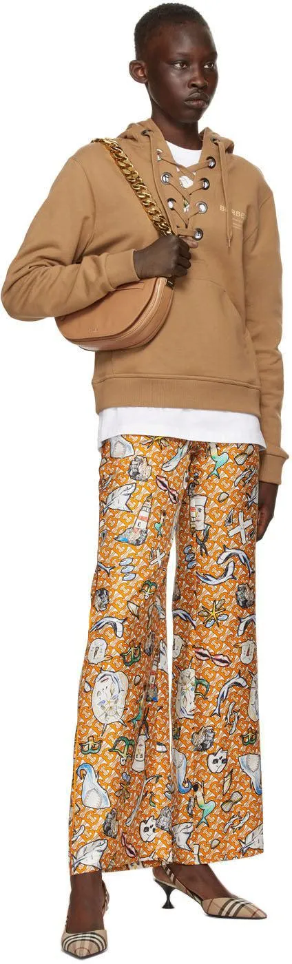 Burberry Orange Alex Trousers