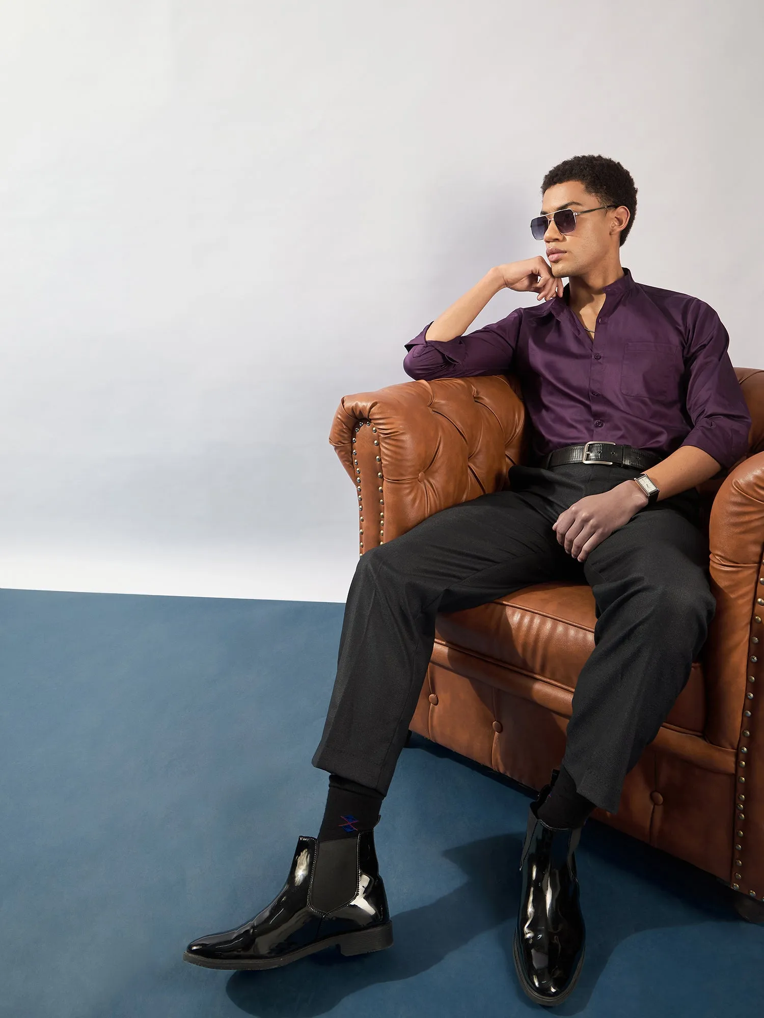 Charcoal: Korean Baggy Fit Trouser