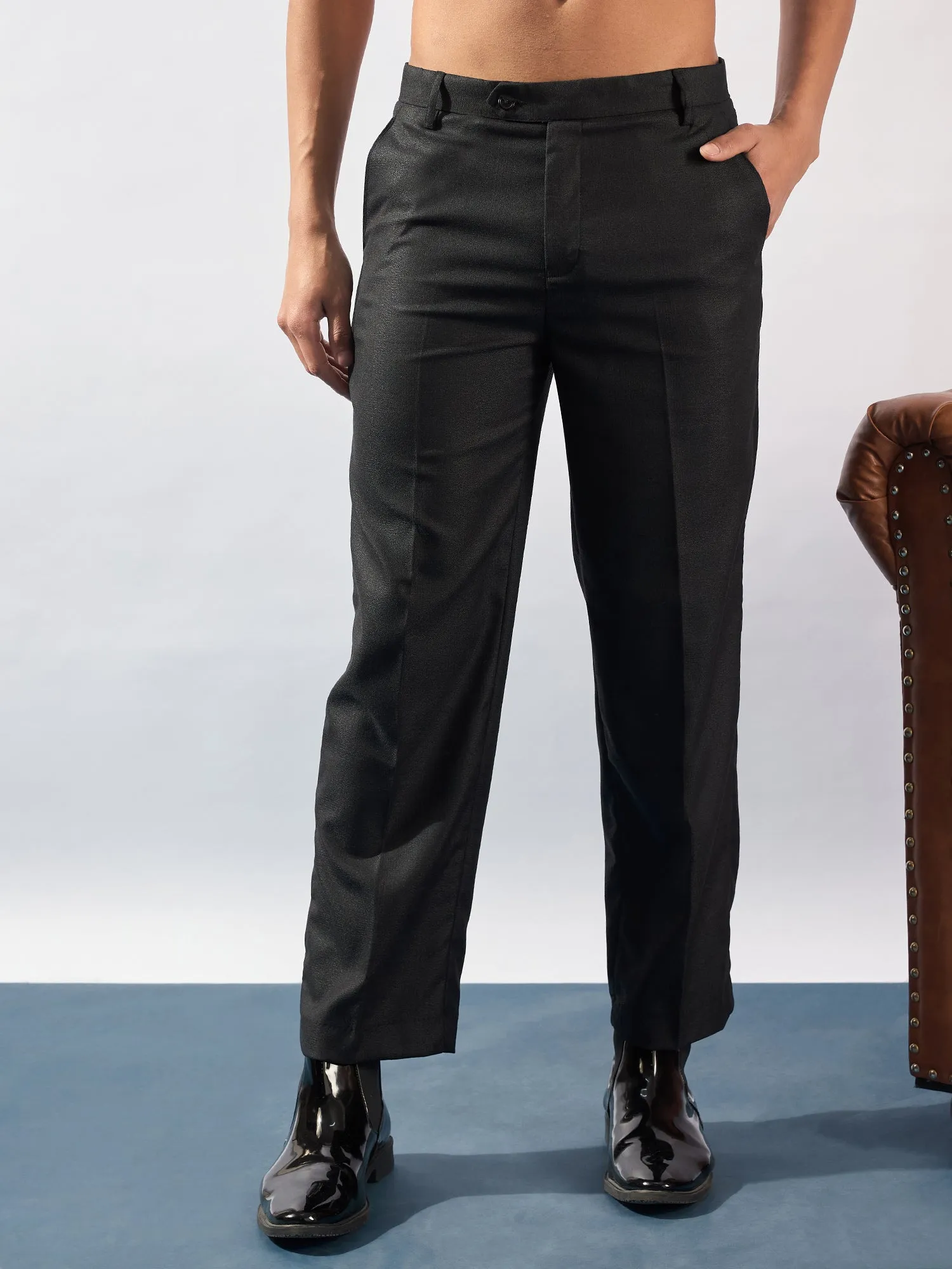 Charcoal: Korean Baggy Fit Trouser
