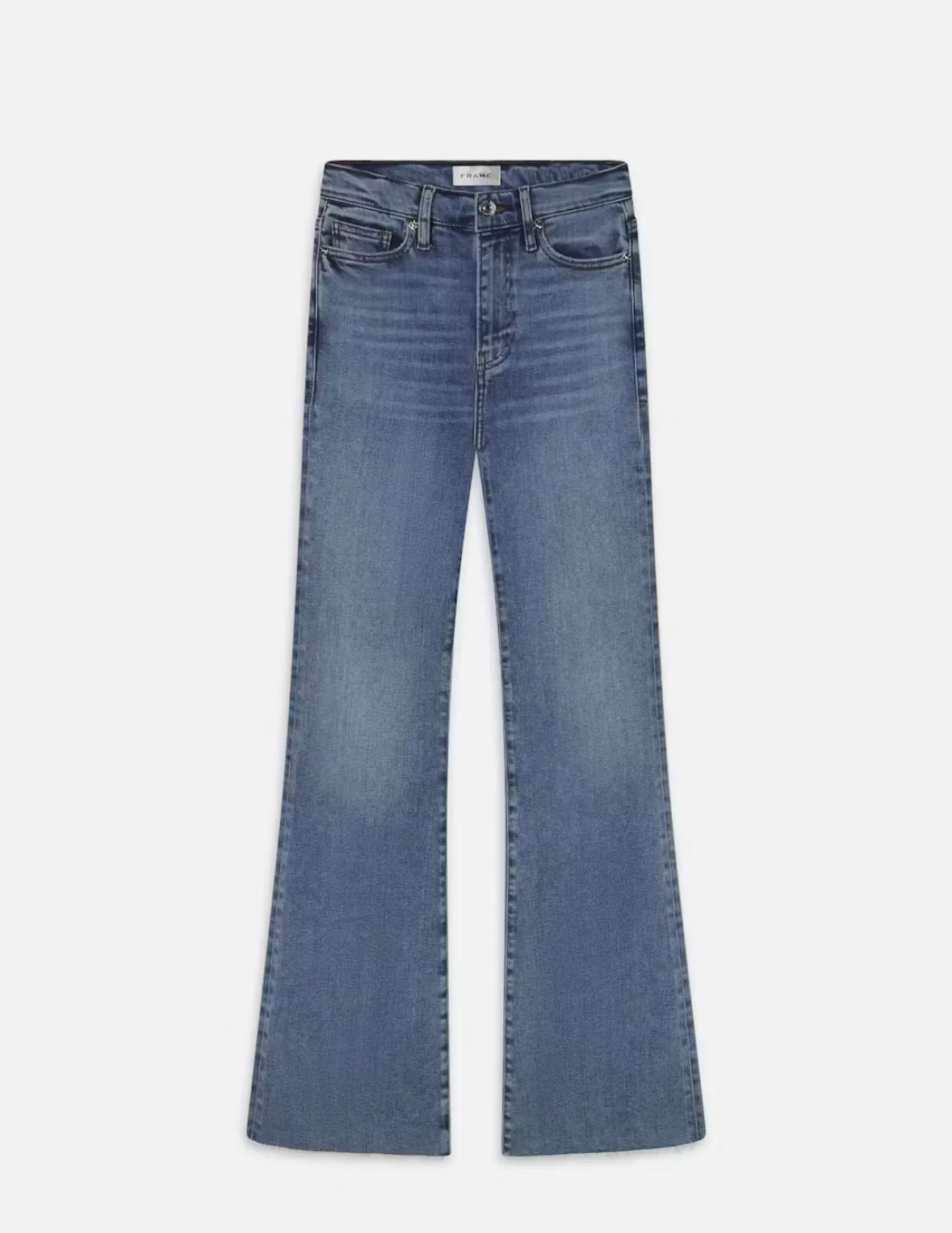 FRAME Le Easy Flare in Rowley Raw After