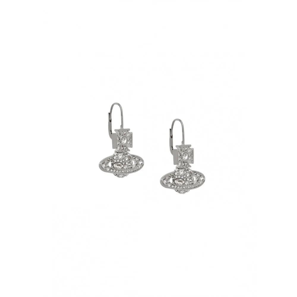 Francette Bas Relief Drop Earrings - Silver - 62020137-02P201-CN