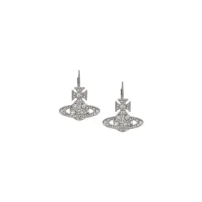 Francette Bas Relief Drop Earrings - Silver - 62020137-02P201-CN