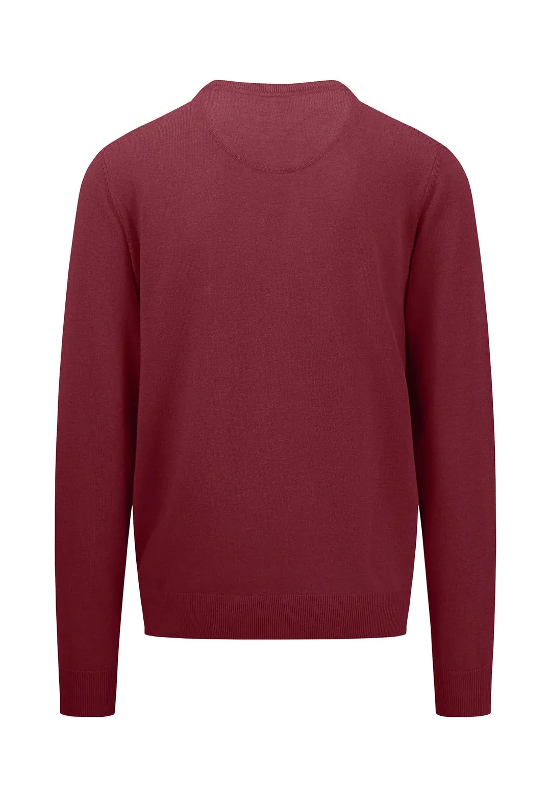 Fynch Hatton knitwear O-Neck jumper Ruby Red