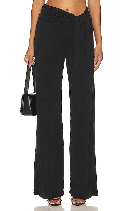GAUGE81 Loutro Wide Leg Pant in Black