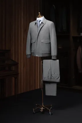 Grey Wool Jacket & Trousers