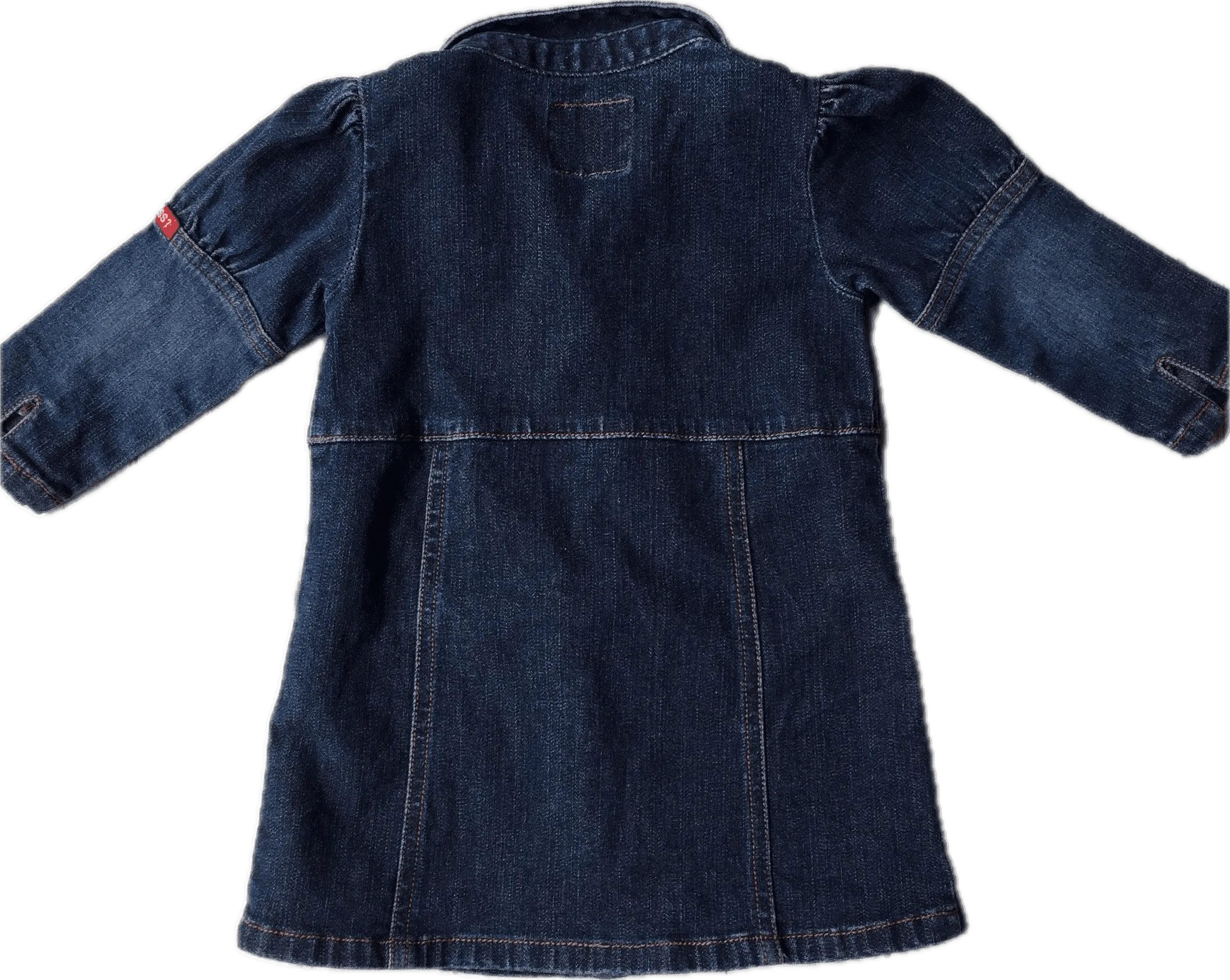 Guess Toddler Denim Shirt dress - Size L (1 to 2Y)