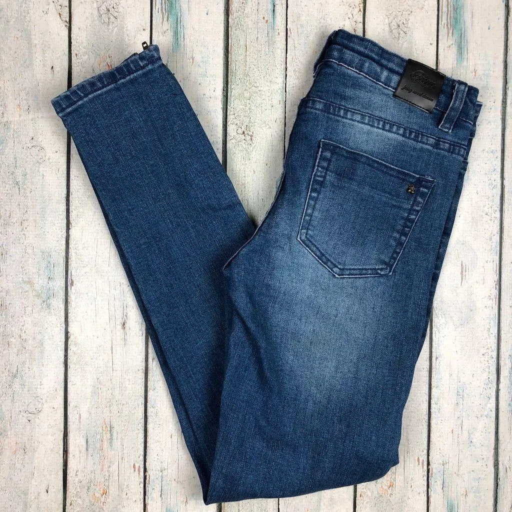 Gum Girls Stretch Panelled Skinny Jeans - Size  XS or 12Y