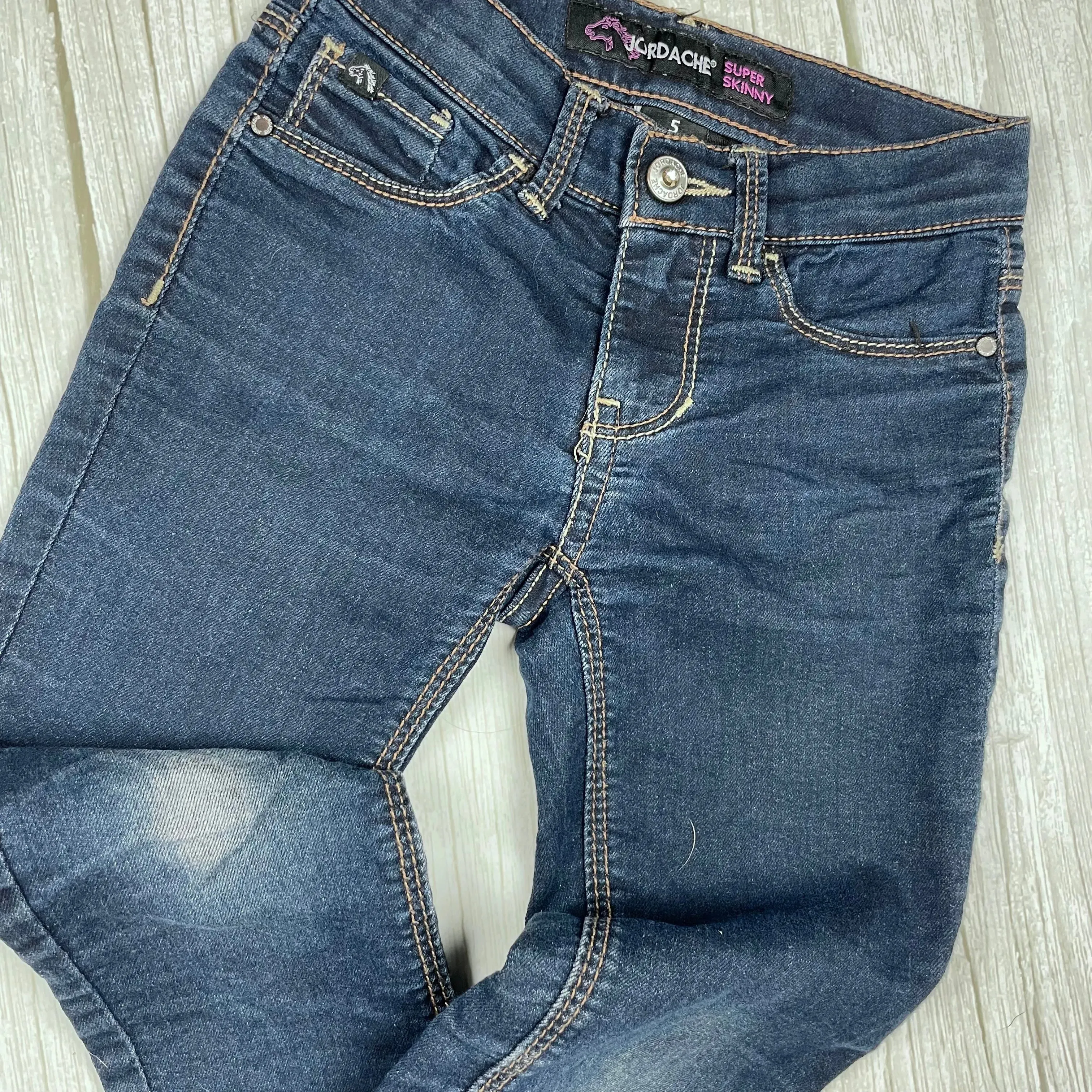 Jordache Girls 'Super Skinny' Stretch Jeans - Size 5Y