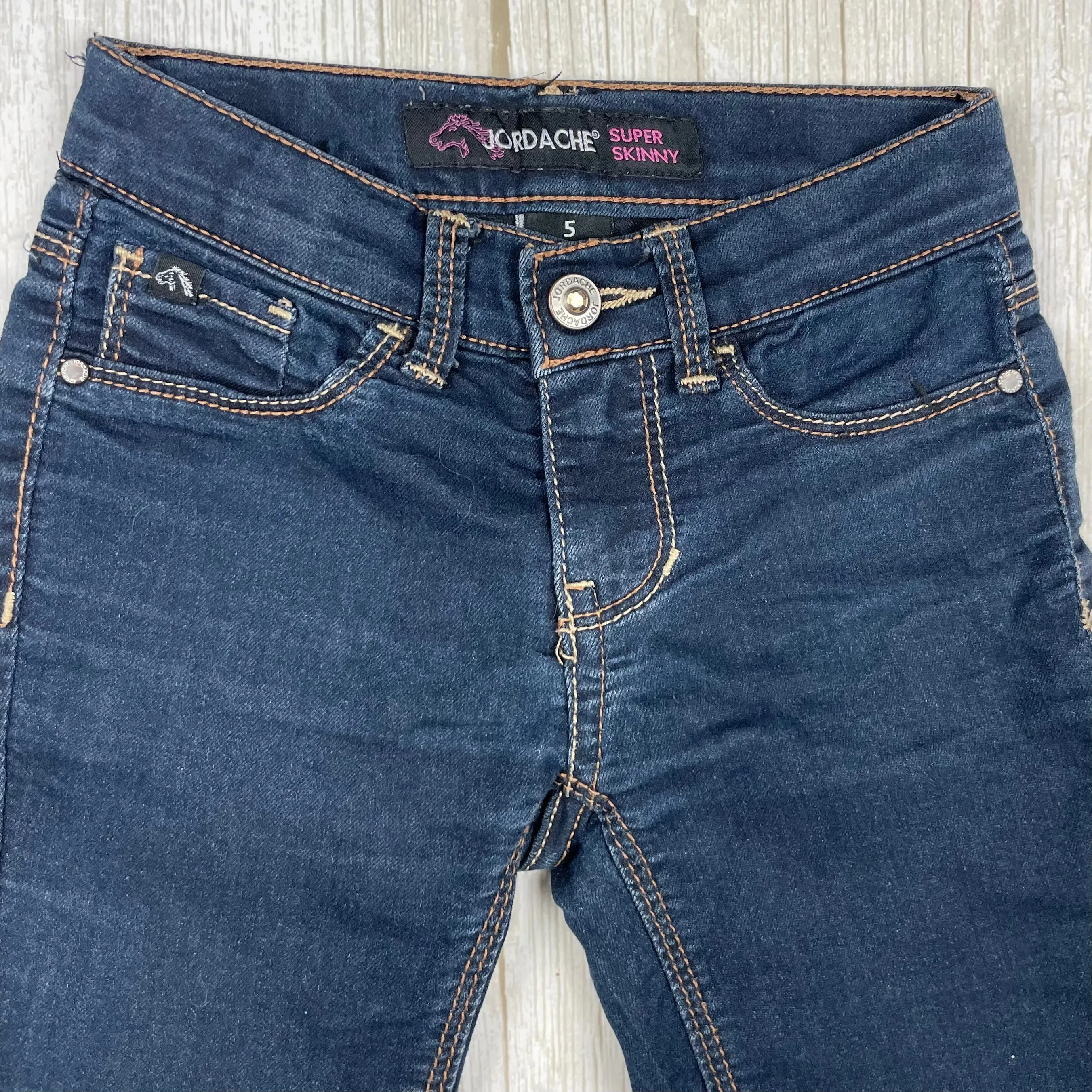 Jordache Girls 'Super Skinny' Stretch Jeans - Size 5Y