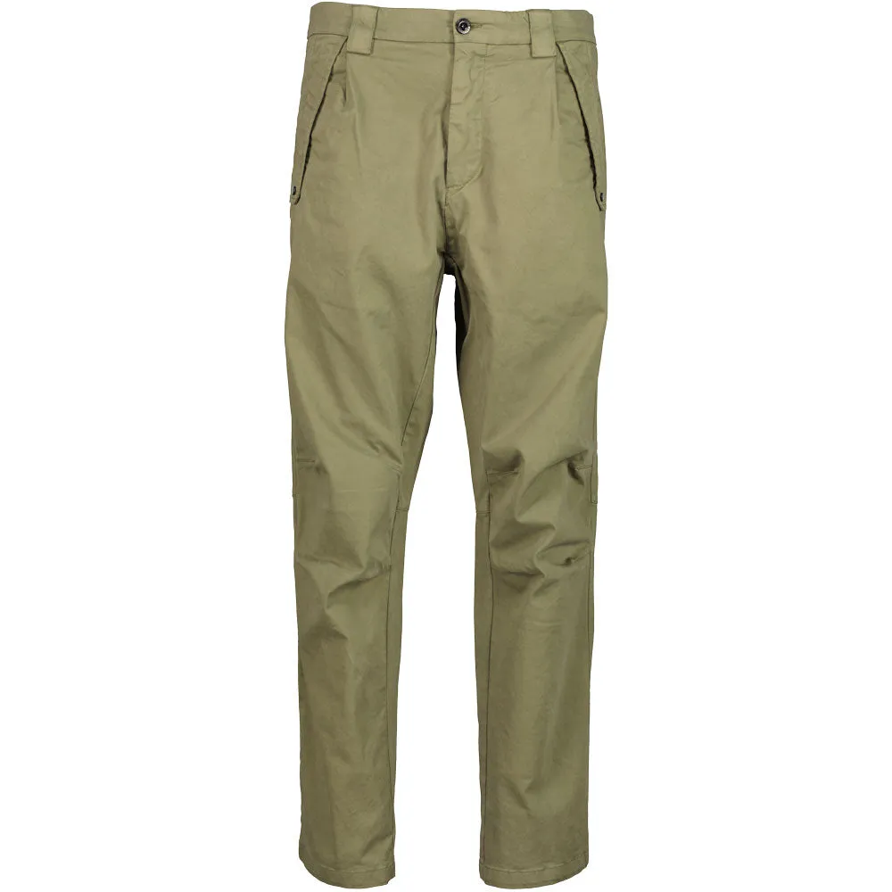 Loose Fit Stretch Satin Trousers
