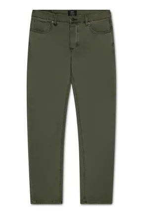 LOU SLIM TWILL - MILITARY