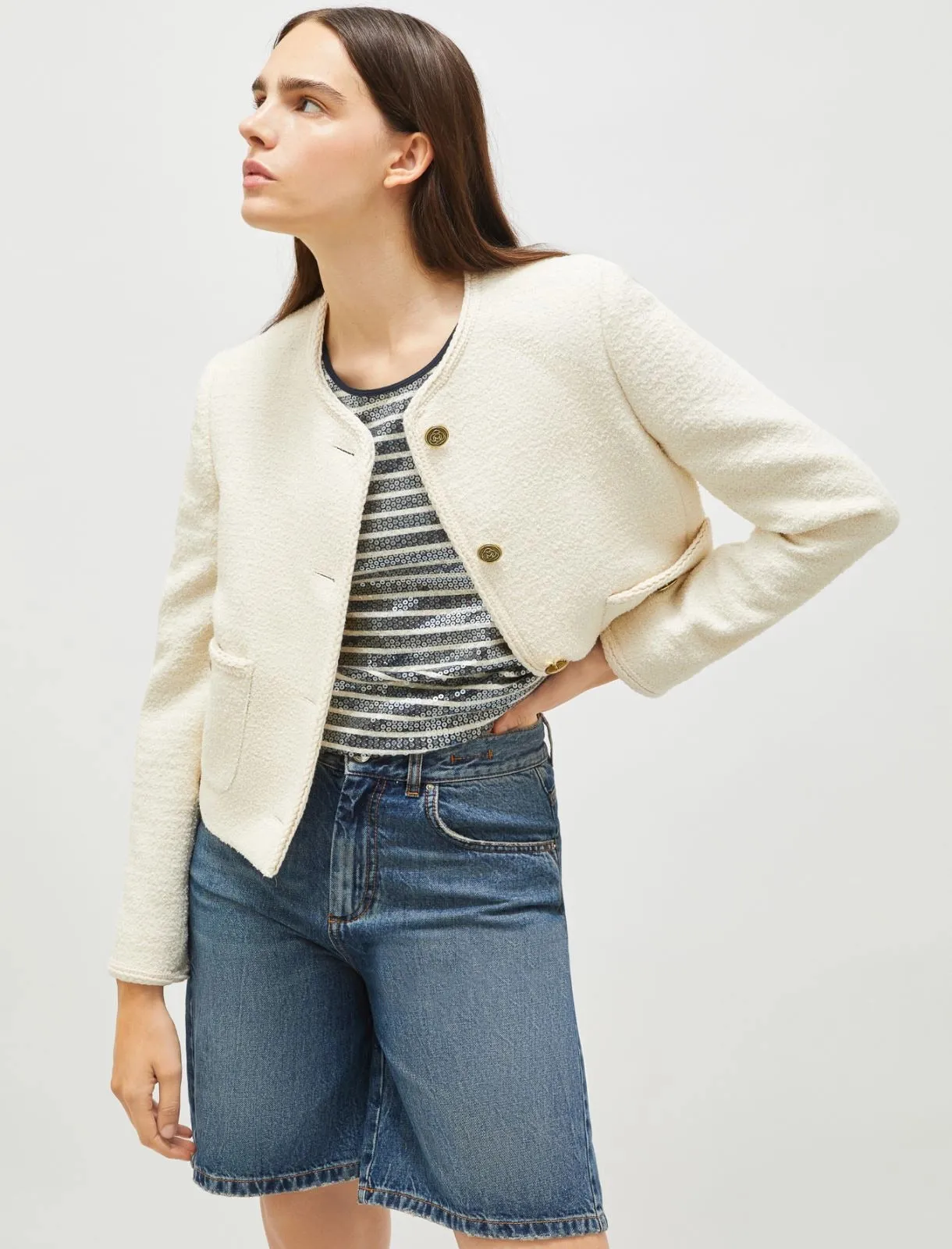 MARELLA Basket Weave Jacket