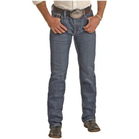 Men's Rock and Roll Slim Fit Straight Leg Jeans BM1RD03663
