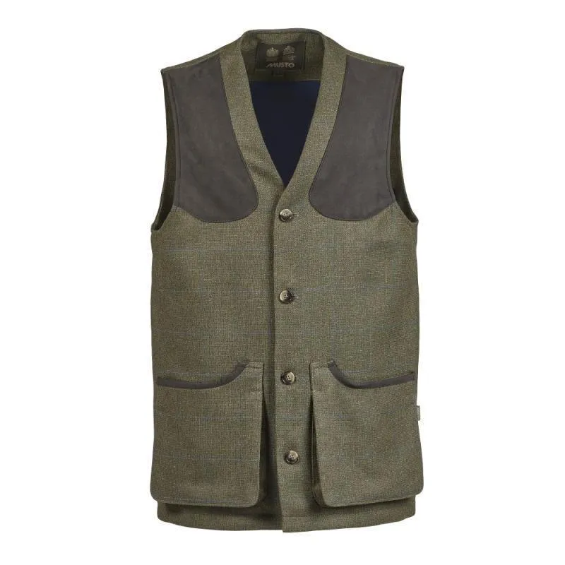Musto Lightweight Machine Washable Tweed Waistcoat - Cairngorm Tweed