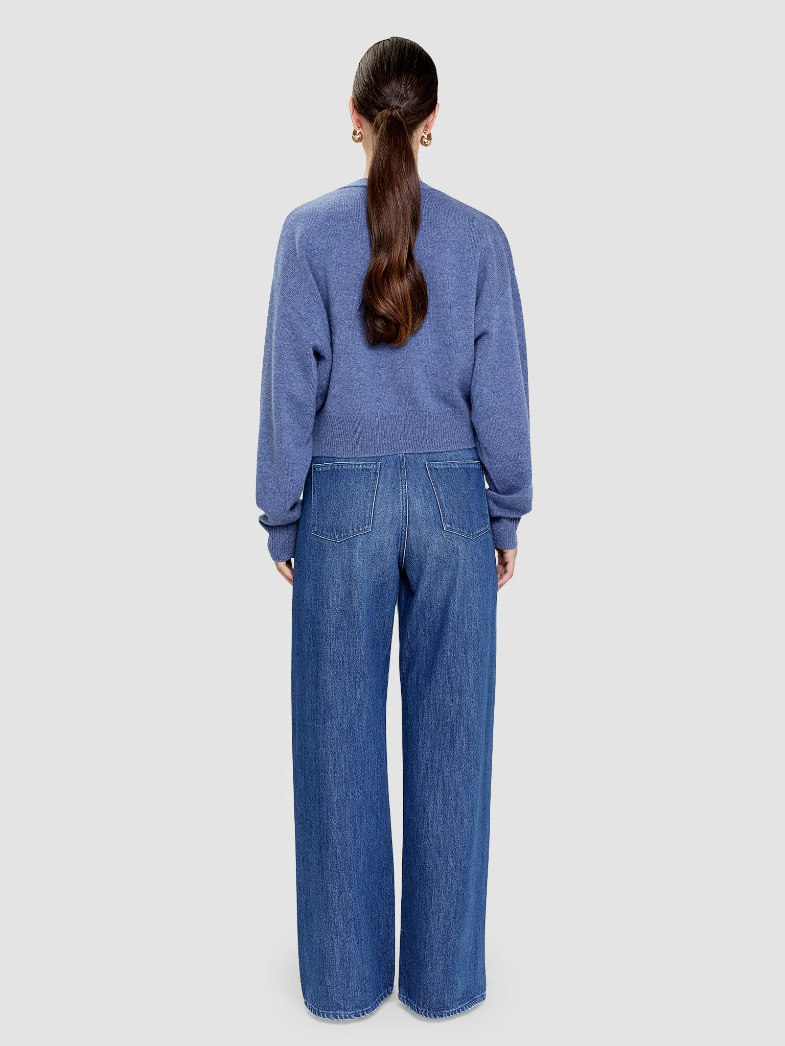 Myo Cashmere Cardigan - Blue