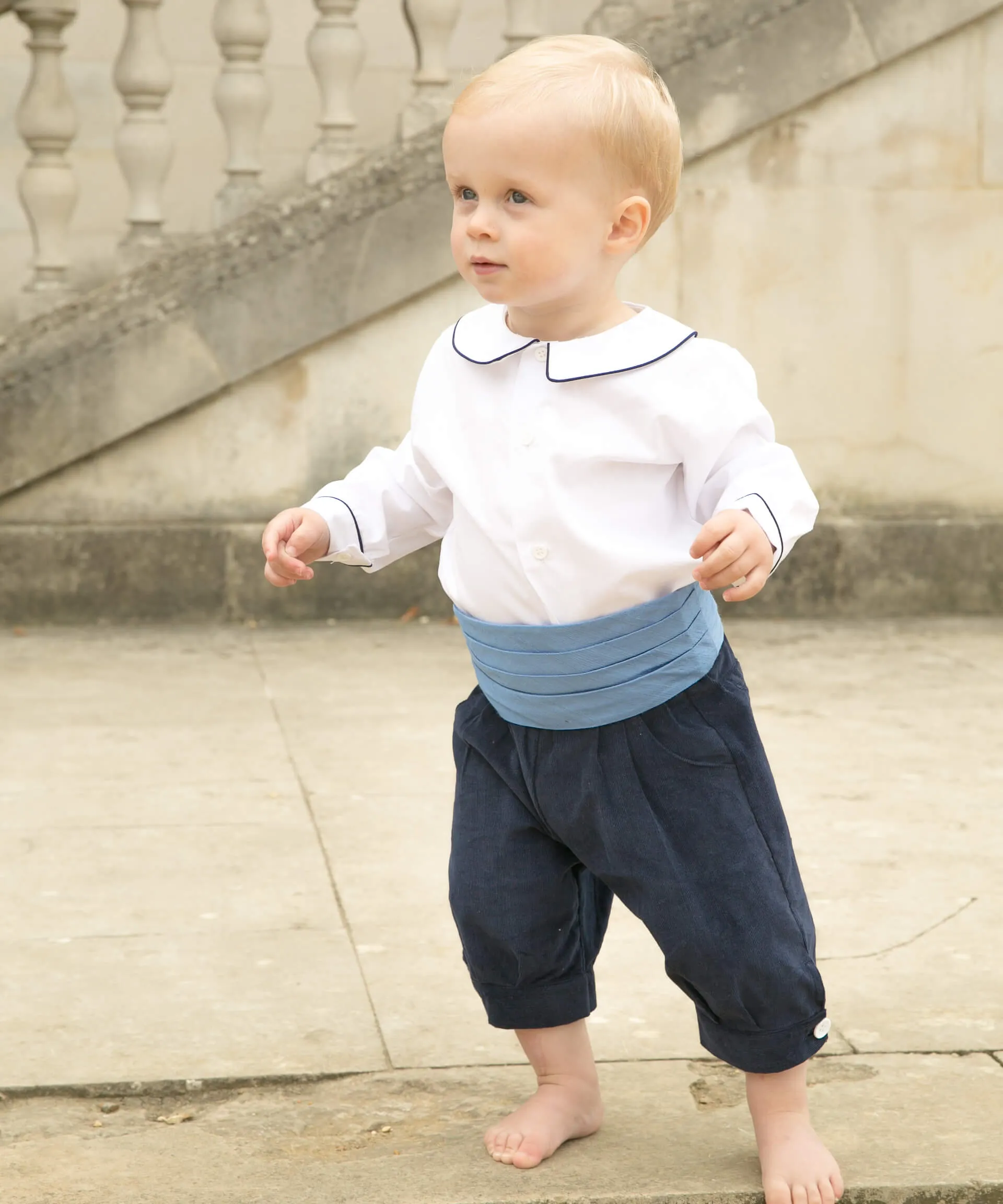 Navy Needlecord Knickerbockers