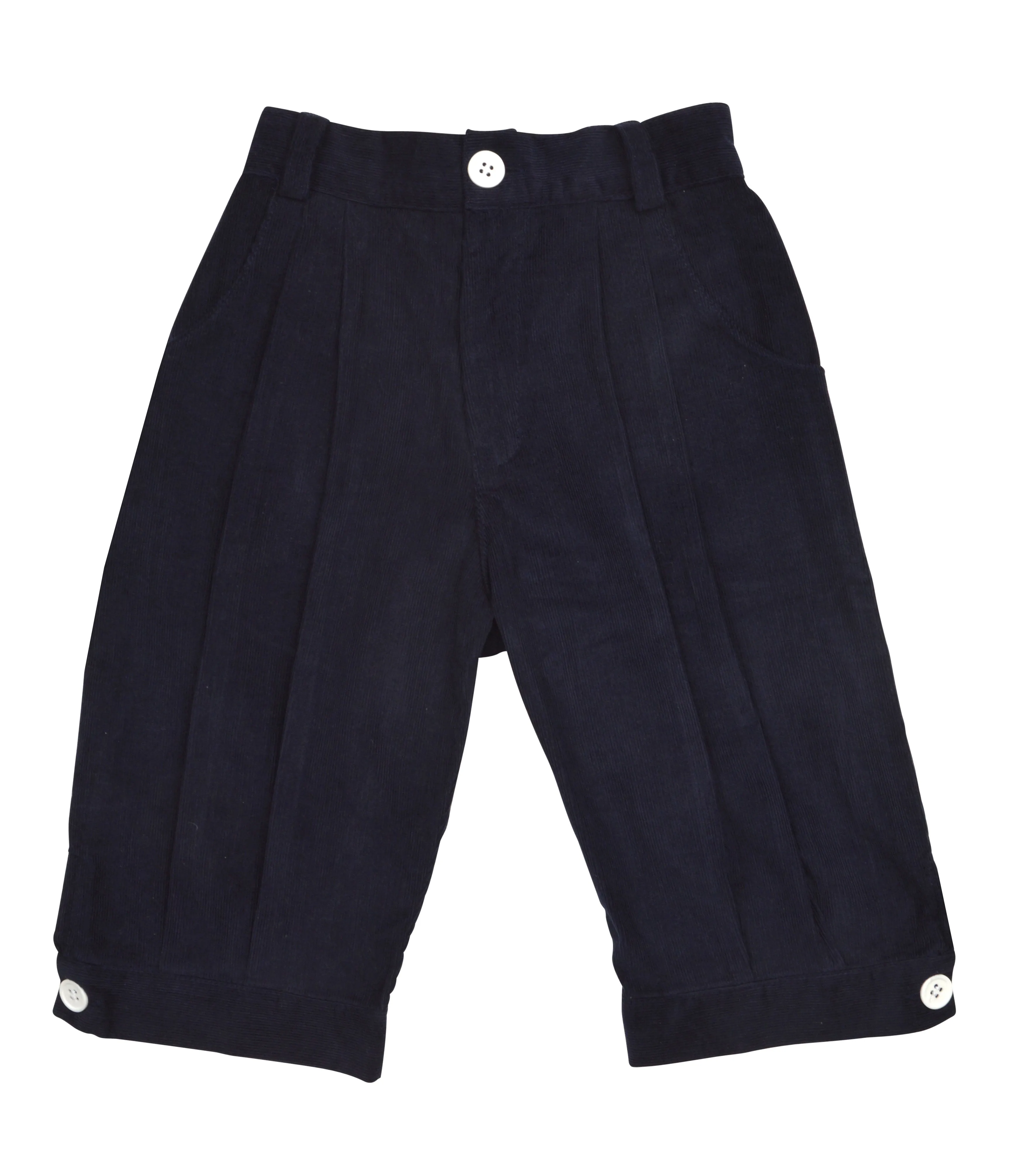 Navy Needlecord Knickerbockers