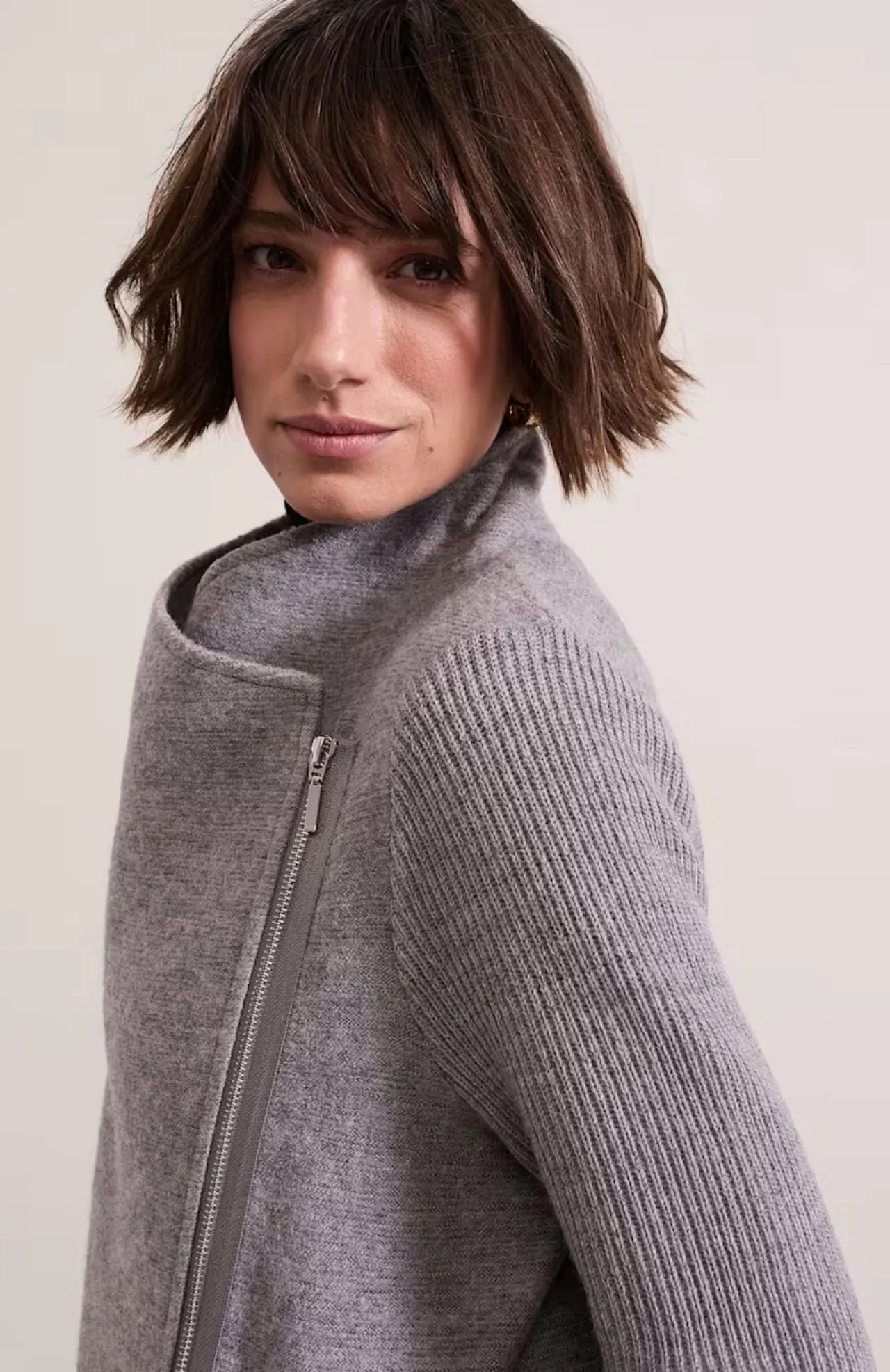Phase Eight Byanca Zip Knit Coat