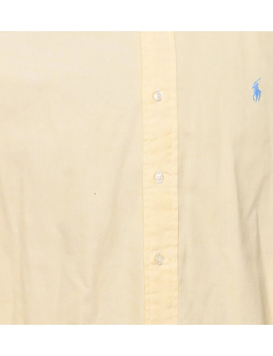 Ralph Lauren Pale Yellow Shirt - L
