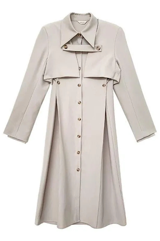 Shawl two-piece suit dress