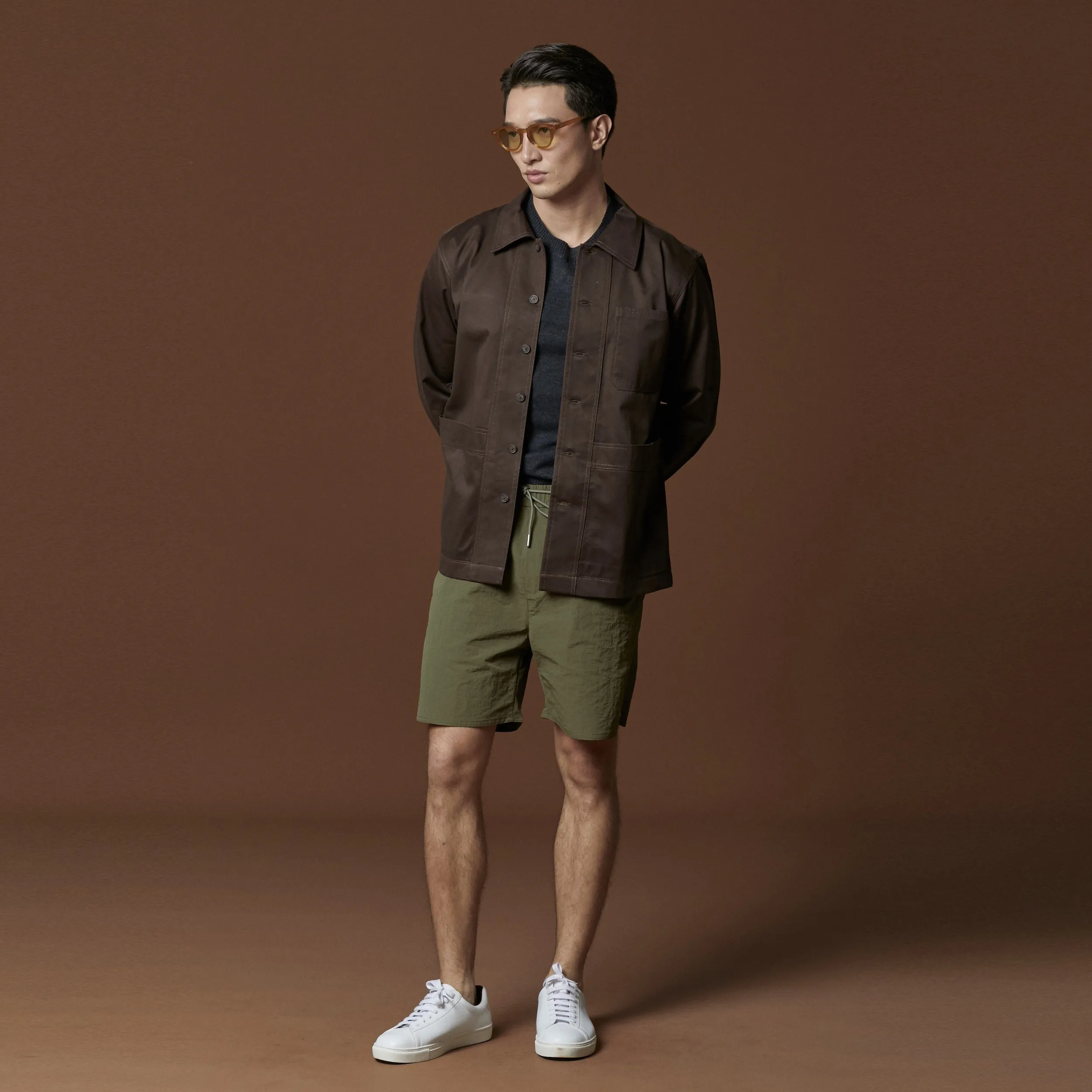 SHELBY KNIT TEE - DARK GREY