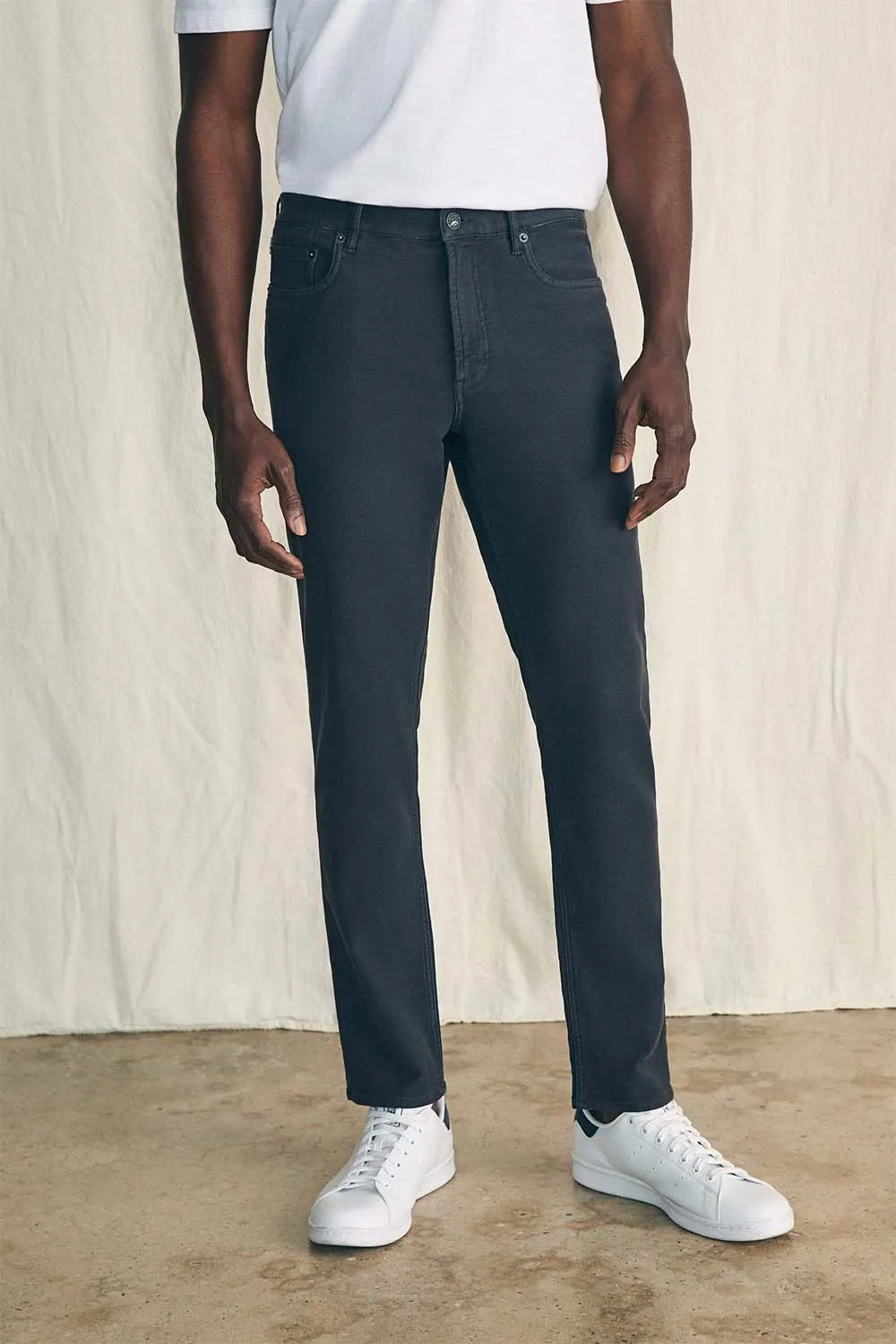 STRETCH TERRY 5 POCKET - ONYX BLACK