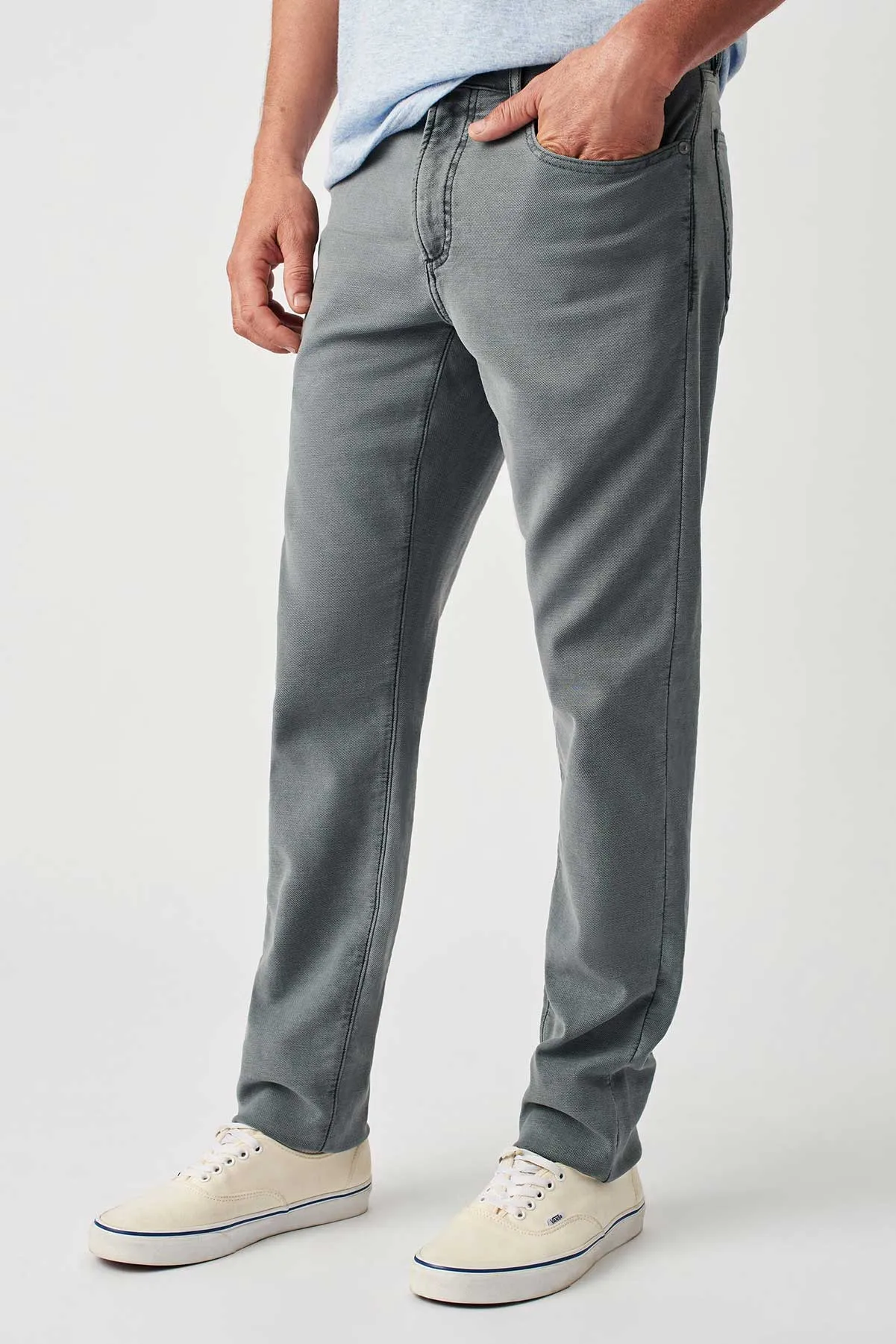 STRETCH TERRY 5 POCKET - SLATE
