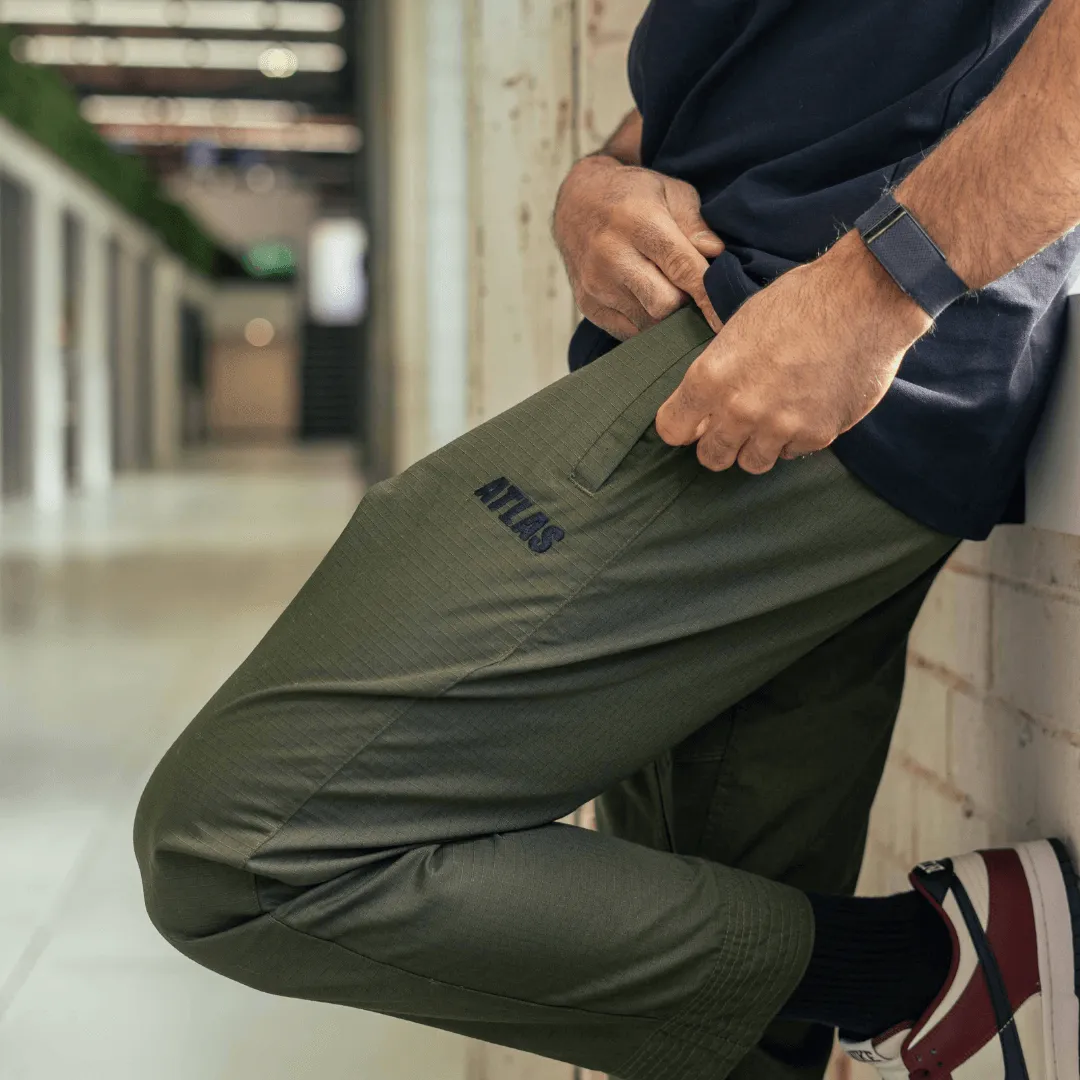 The Atlas Brand - 'Street' Ripstop Pants - Mil. Green